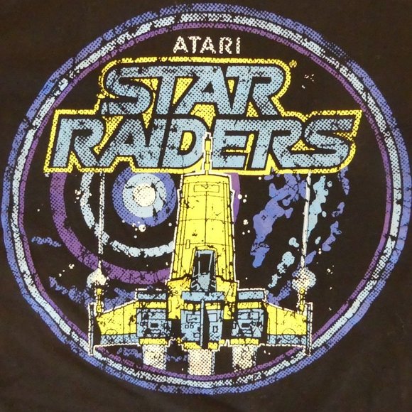 Atari Star Raiders Black XLarge T-Shirt - Picture 2 of 5